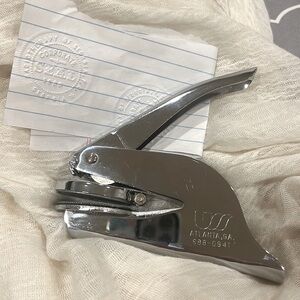 Atlanta Vintage Stamp Embosser Seal